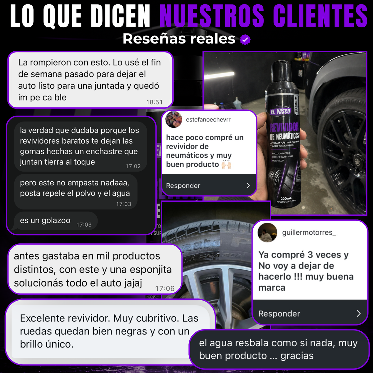 2x1 Revividor de Neumáticos PREMIUM