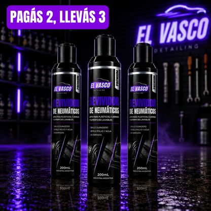 2x1 Revividor de Neumáticos PREMIUM