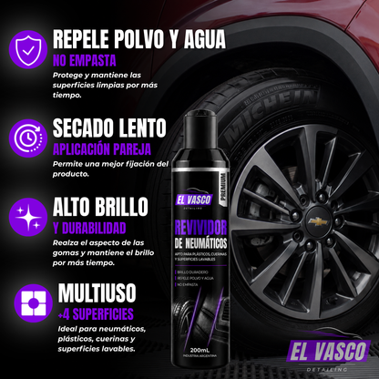 2x1 Revividor de Neumáticos PREMIUM